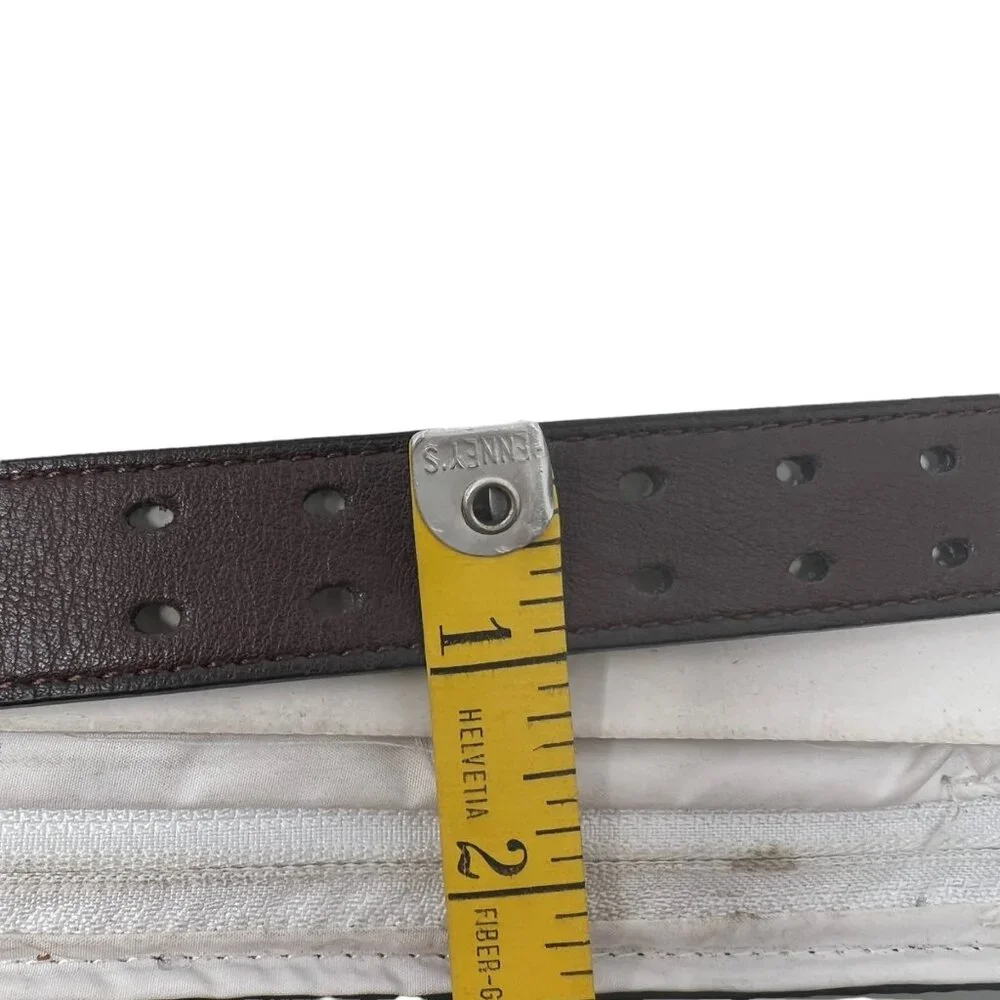 Reversible Belt Double Prong Buckle Waist Black Brown Adjustable Kids Large